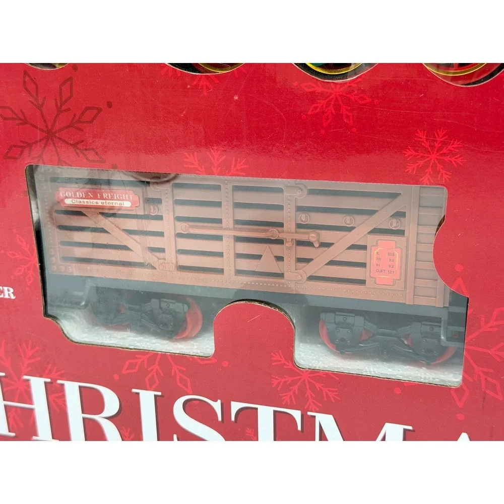 Hobby Lobby Choo-Choo Christmas Holiday Train Set w/ Track Battery‎ Operated